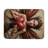 Fairy Red Heart Brambles Magneet (Horizontaal)