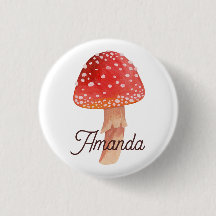 Fairy red paddenstoel. Woodland vliegt agaric. Ama