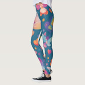 Fairy regenboog kleurrijk gepersonaliseerd patroon leggings (Links)
