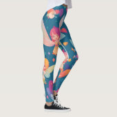 Fairy regenboog kleurrijk gepersonaliseerd patroon leggings (Rechts)