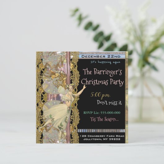 Fairy Reminder-kerstfeest Kaart (Staand voorkant)