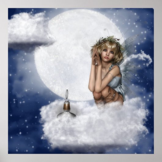 Fairy Rest op Cloud Poster (Voorkant)
