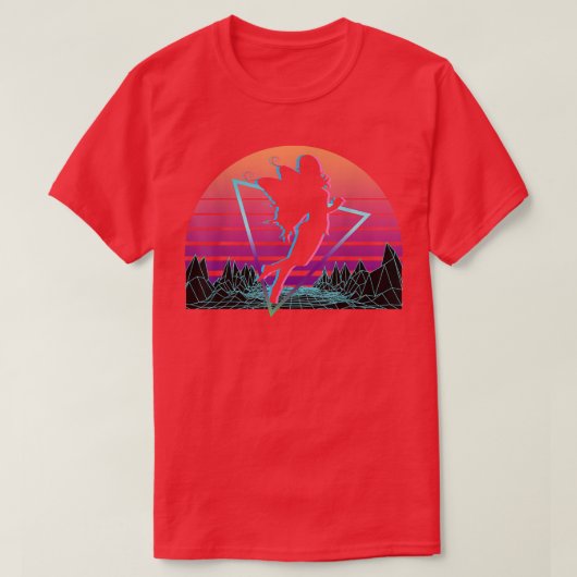 Fairy Retro T-shirt (Design voorkant)