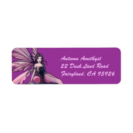 Fairy Return Address Labels (Voorkant)
