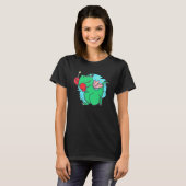 Fairy Rex Boxer Dinosaurs Valentijnsdag T-shirt (Voorkant volledig)