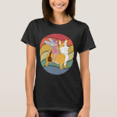 Fairy Riding Corgi T-shirt (Voorkant)
