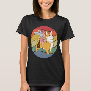 Fairy Riding Corgi T-shirt