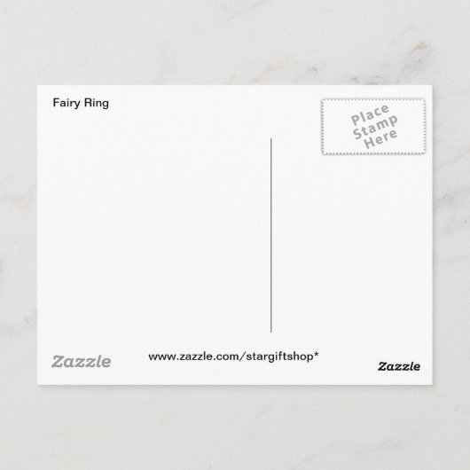 Fairy Ring Briefkaart (Achterkant)
