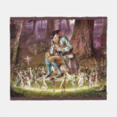 Fairy Ring Dance Viering Cosy Fleece Deken (Voorkant (Horizontaal))