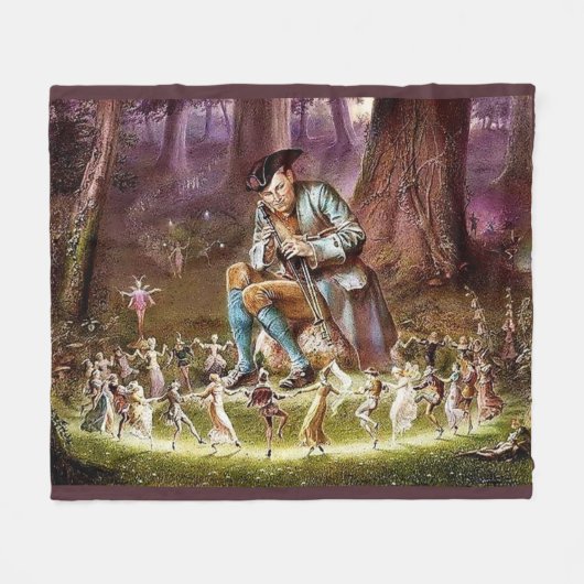 Fairy Ring Dance Viering Cosy Fleece Deken (Voorkant (Horizontaal))