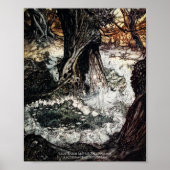Fairy Ring Midzomer Night's droom Arthur Rackham Poster (Voorkant)