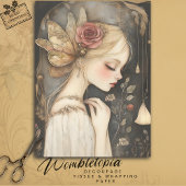 Fairy Roos & Vlindervleugels Decoupage Tissuepapier