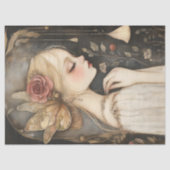 Fairy Roos & Vlindervleugels Decoupage Tissuepapier (Voorkant)