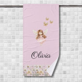 Fairy Schattigee tuin betoverd gepersonaliseerde n Badhanddoek