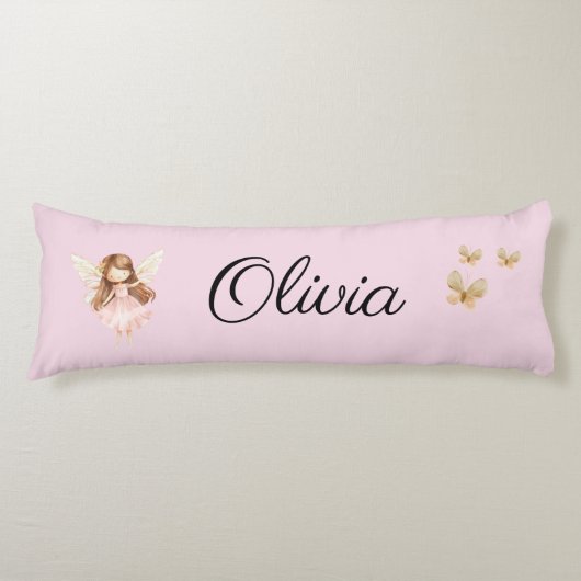 Fairy Schattigee tuin betoverde gepersonaliseerde Lichaamskussen (Voorkant)
