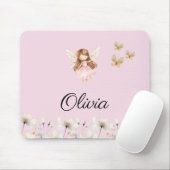 Fairy Schattigee tuin betoverde gepersonaliseerde Muismat (Met muis)