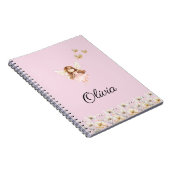 Fairy Schattigee tuin betoverde gepersonaliseerde  Notitieboek (Rechterzijde)