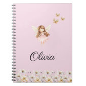 Fairy Schattigee tuin betoverde gepersonaliseerde  Notitieboek (Voorkant)