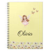 Fairy Schattigee tuin betoverde gepersonaliseerde  Notitieboek (Voorkant)