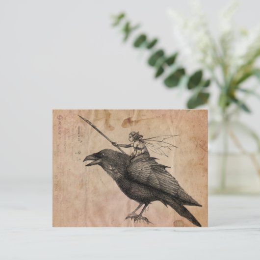 Fairy Scout Briefkaart (Staand voorkant)