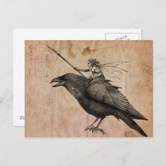 Fairy Scout Briefkaart (Voorkant / Achterkant)