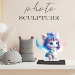 Fairy Sculpture.Maakt van een foto een standbeeld. Fotobeeldje Magneet<br><div class="desc">Unieke stand-up acryl foto beeldhouwwerk beeldje. Creëer uw eigen gepersonaliseerde huis of kantoor decor door het uploaden van gekoesterde digitale afbeeldingen of foto's! Met de aangepaste fotosculpturen van Zazzle kunt u uw geliefde afbeelding of portret omzetten in een uniek aandenken, waarbij uw foto of digitaal afbeelding wordt omgezet in een...</div>