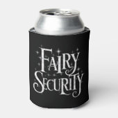 Fairy Security Funny Halloween Costume Blikjeskoeler (Blikje Voorkant)