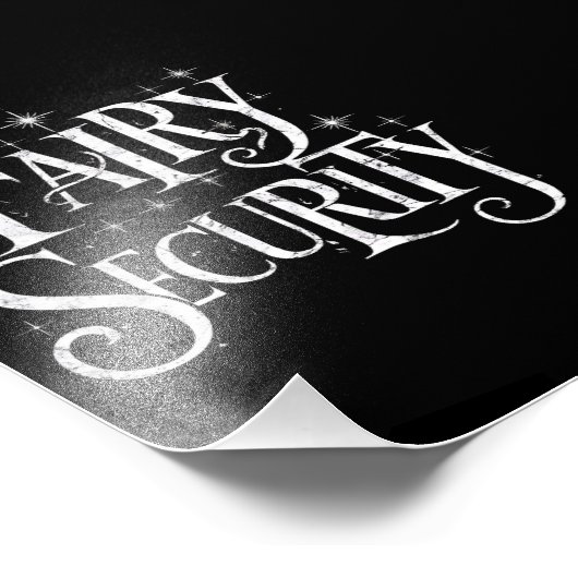 Fairy Security Funny Halloween Costume Foto Afdruk (Hoek)