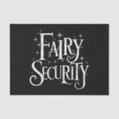 Fairy Security Funny Halloween Costume Tissuepapier (Voorkant)