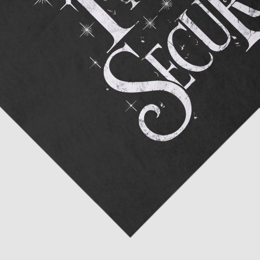 Fairy Security Funny Halloween Costume Tissuepapier (Detail)