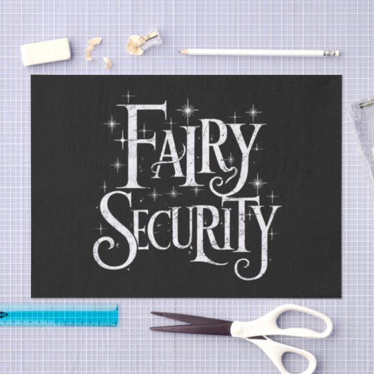 Fairy Security Funny Halloween Costume Tissuepapier (Craft)