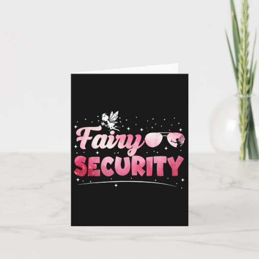Fairy Security Halloween Kostuums Moeders Dads Man Kaart (Voorkant)