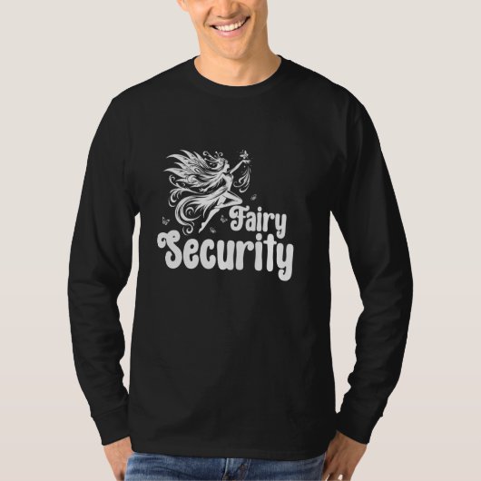 Fairy Security Lazy Fun Easy Halloween Kostuum Mam T-shirt (Voorkant)