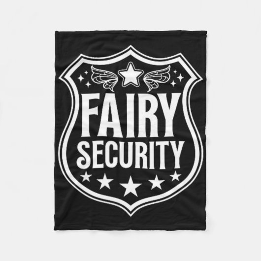 Fairy Security Verjaardag Halloween Kostuum Kinder Fleece Deken (Voorkant)