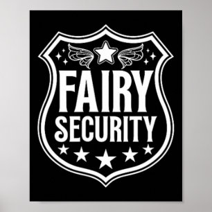 Fairy Security Verjaardag Halloween Kostuum Kinder Poster
