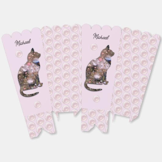 Fairy Seeds Kat Favor Box Bedankdoosjes (Ongevouwen)