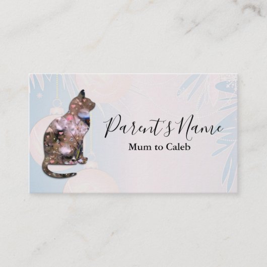 Fairy Seeds Kat Visitekaartje (Voorkant)