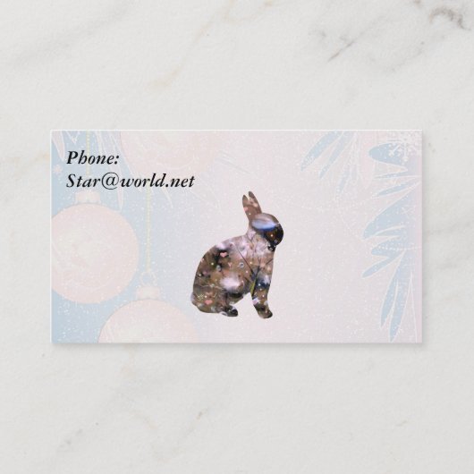 Fairy Seeds Konijn Visitekaartje (Achterkant)