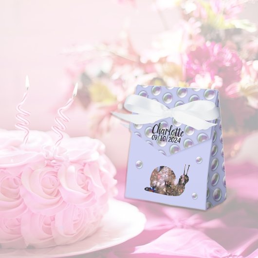 Fairy Seeds Snail Favor Box Bedankdoosjes