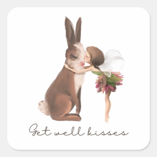 Fairy Sending Kisses Sticker (Voorkant)