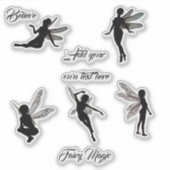Fairy silhouet stickers (Voorkant)
