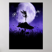 Fairy Silhouette 2 Poster (Voorkant)