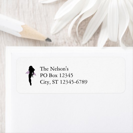 Fairy Silhouette Etiket (Insitu)