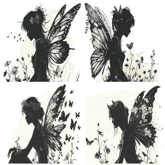 Fairy Silhouette thema Mok