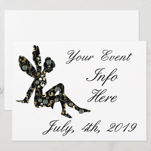 Fairy Silhouette Thunder_Cove (Voorkant / Achterkant)