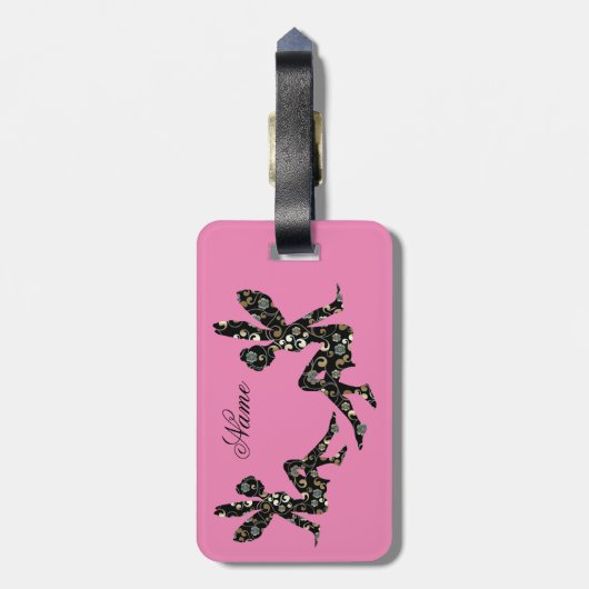 Fairy Silhouette Thunder_Cove Bagagelabel (Achterkant verticaal)