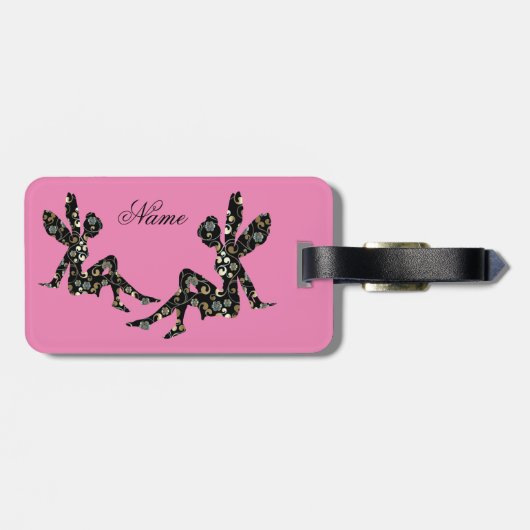 Fairy Silhouette Thunder_Cove Bagagelabel (Achterkant horizontaal)