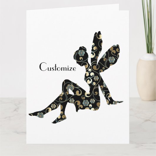 Fairy Silhouette Thunder_Cove Kaart (Voorkant)