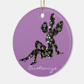 Fairy Silhouette Thunder_Cove Keramisch Ornament (Links)