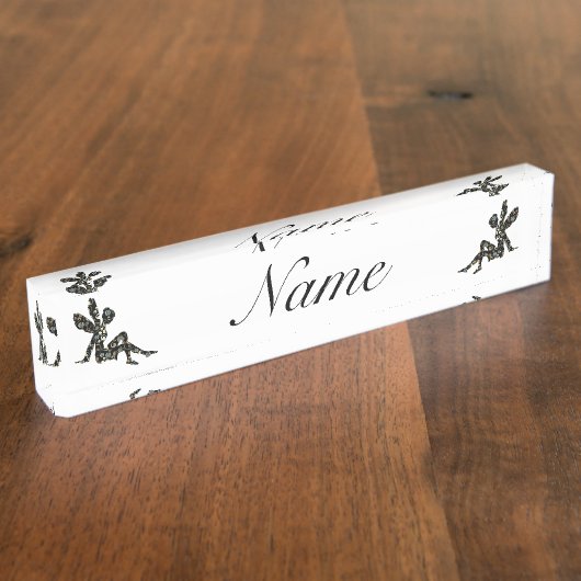 Fairy Silhouette Thunder_Cove Naambordje (Zijkant)